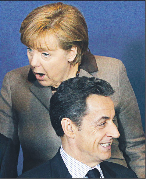 Kanclerz Merkel i prezydent Sarkozy przeforsowali swój plan Fot. REUTERS/FORUM