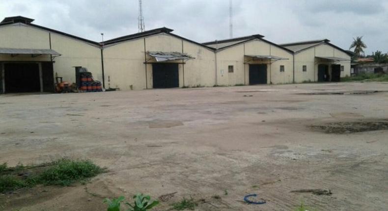 One of abandoned manufacturing site at Isolo Industrial Scheme, Lagos