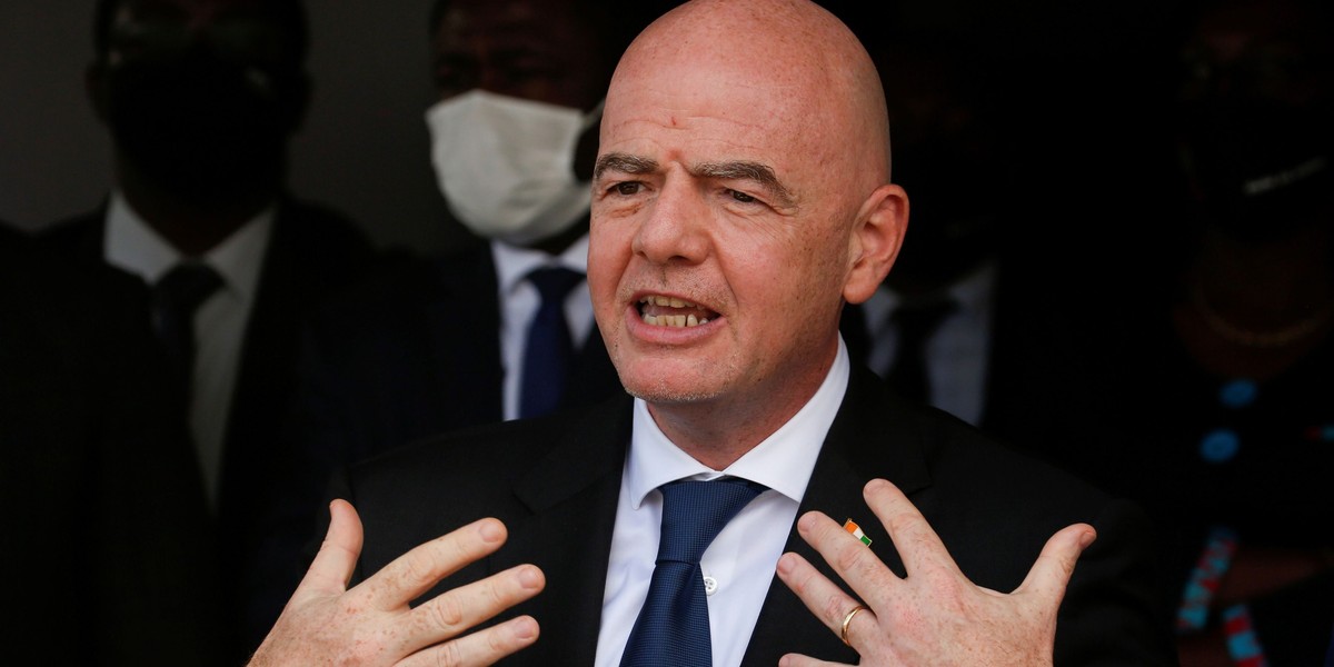 Prezydent FIFA, Gianni Infantino, zatwierdził list. 