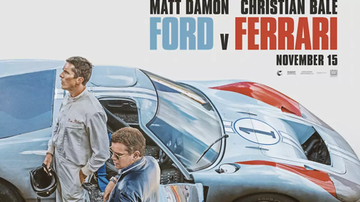 Plakat filmu Ford v Ferrari