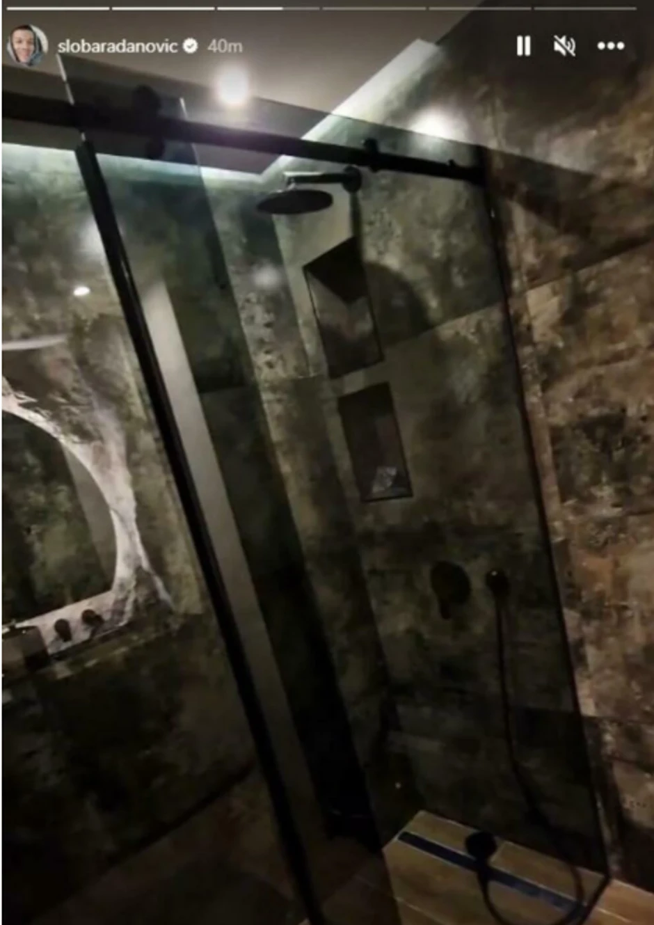 Mermerno kupatilo u kući Slobe Radanovića