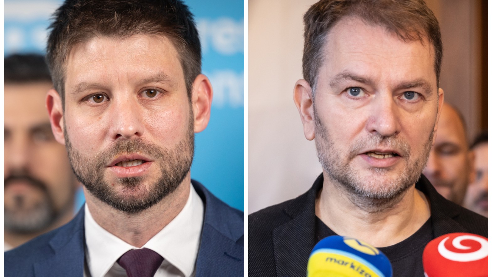 Michal Šimečka a Igor Matovič