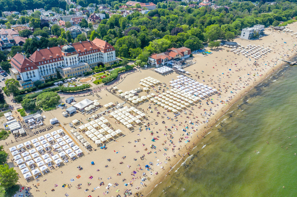 Plaża w Sopocie