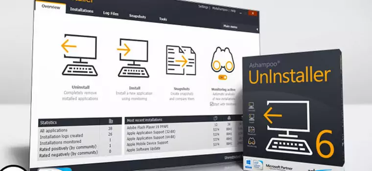Ashampoo UnInstaller 6 wydany! Skuteczna deinstalacja oprogramowania w przyjaznym opakowaniu