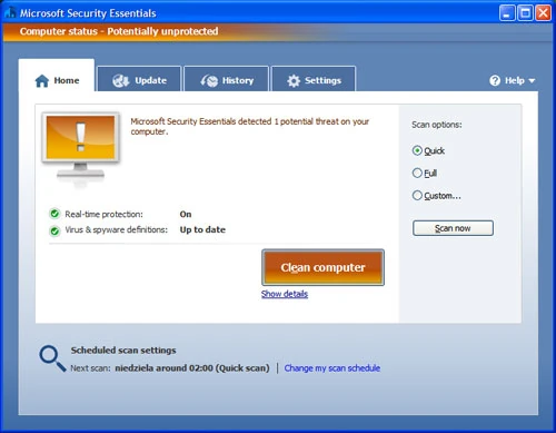 Microsoft Security Essentials 1.0