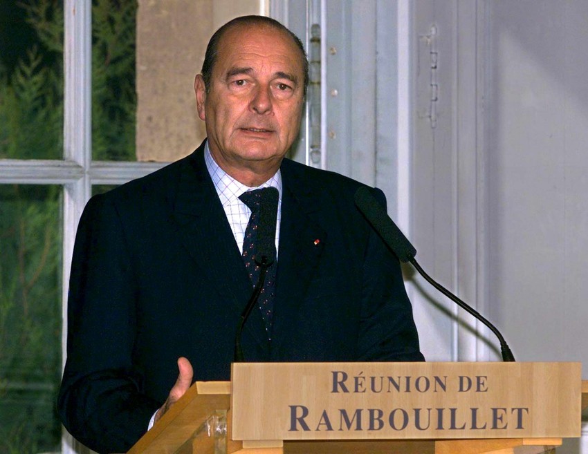 Žak Širak u Rambujeu 1999. godine