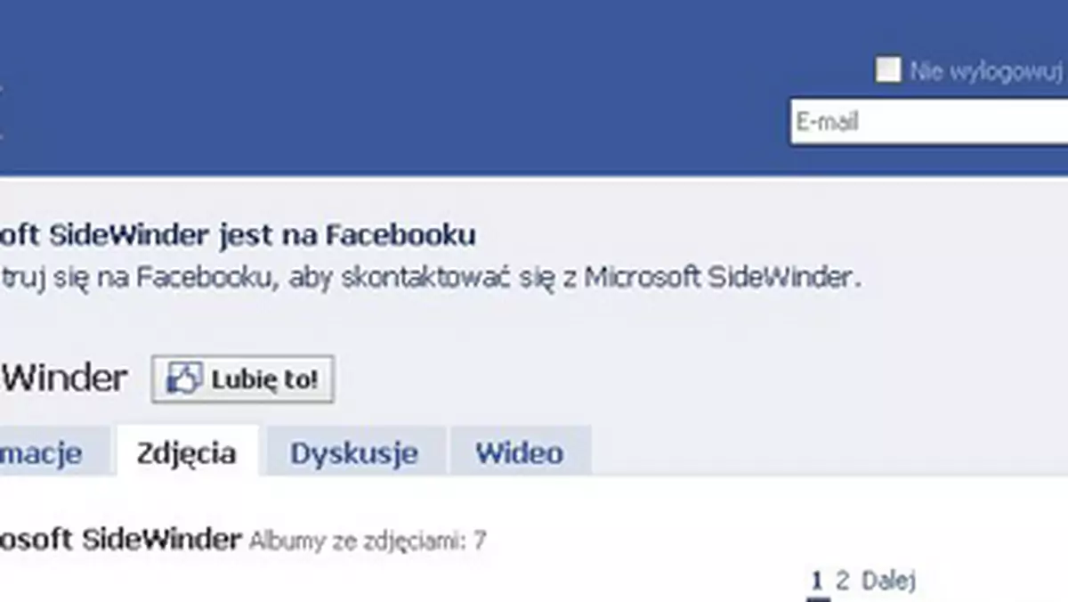 SideWinder na Facebooku