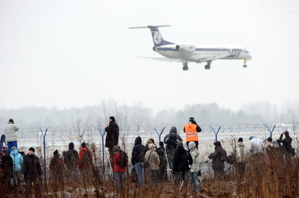 WARSZAWA OKECIE PRZYLOT AIRBUSA A380