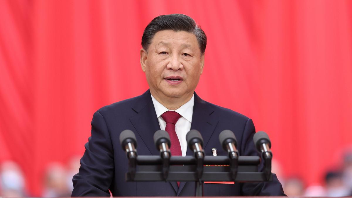 Xi Jinping na XX Zjeździe Komunistycznej Partii Chin 