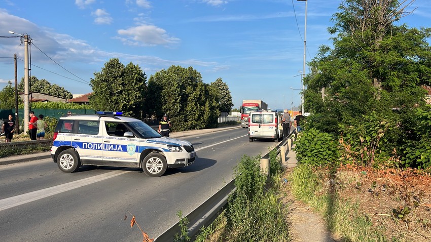 Mesto nesreće - žena poginula na obilaznici kod Čačka