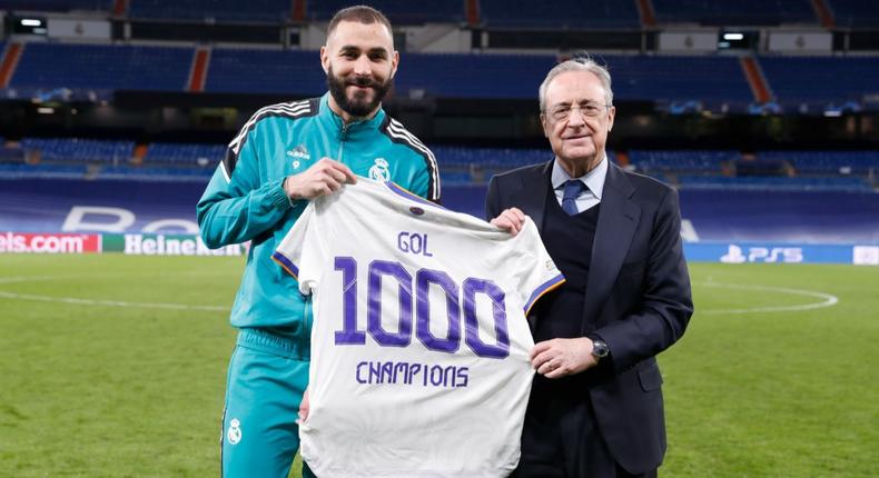 Real Madrid become the first team to reach 1,000 Champions League goals