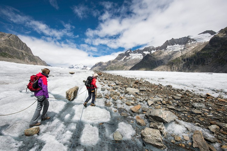 Aletsch, najdłuższy lodowiec w Europie