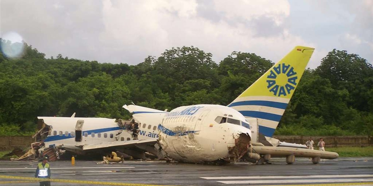 Boeing się rozpadł! Ludzie przeżyli