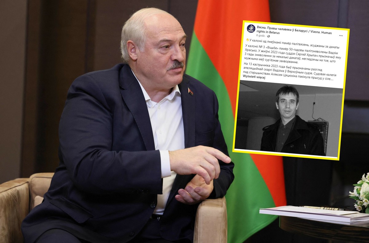 Nie żyje opozycjonista Wadzim Chraśko. Reżim Łukaszenki nie udzielił pomocy
