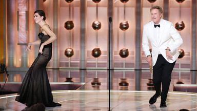 Złote Globy 2024. Kristen Wiig i Will Ferrell skradli show przezabawnym tańcem