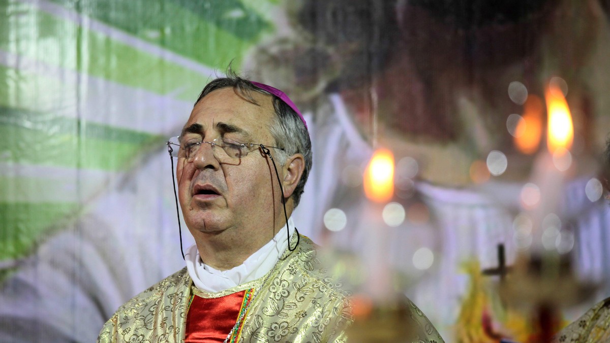 Vatican Ambassador Savatore Pennacchio holds a service in Calcutta