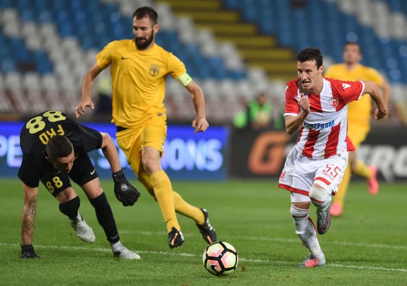 Detalj sa meča Crvena zvezda - Dinamo Vranje u Kupu