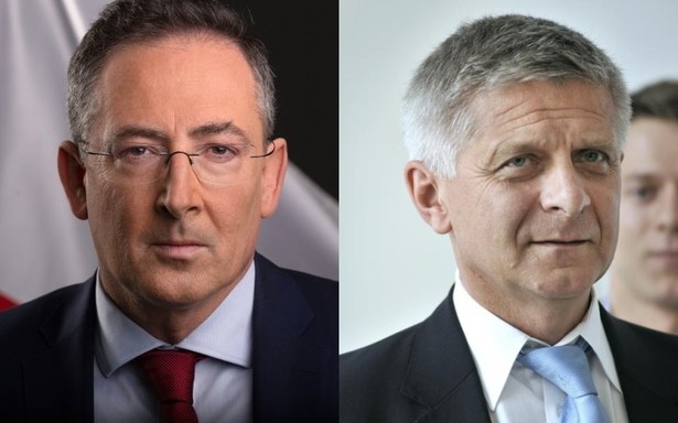 Bartłomiej Sienkiewicz, Marek Belka. Fot. mareriały prasowe, Bloomberg