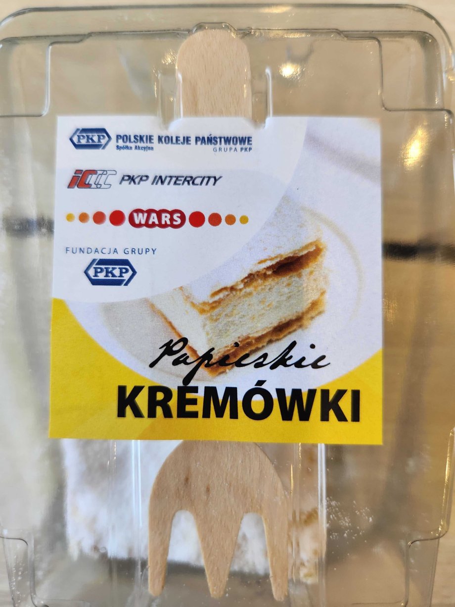 Kremówki papieskie w PKP Intercity