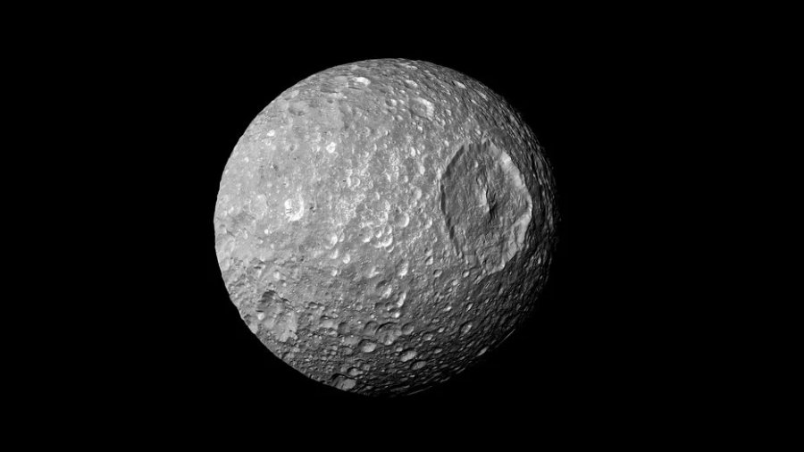 Mimas, fot. NASA/JPL-Caltech/Space Science Institute