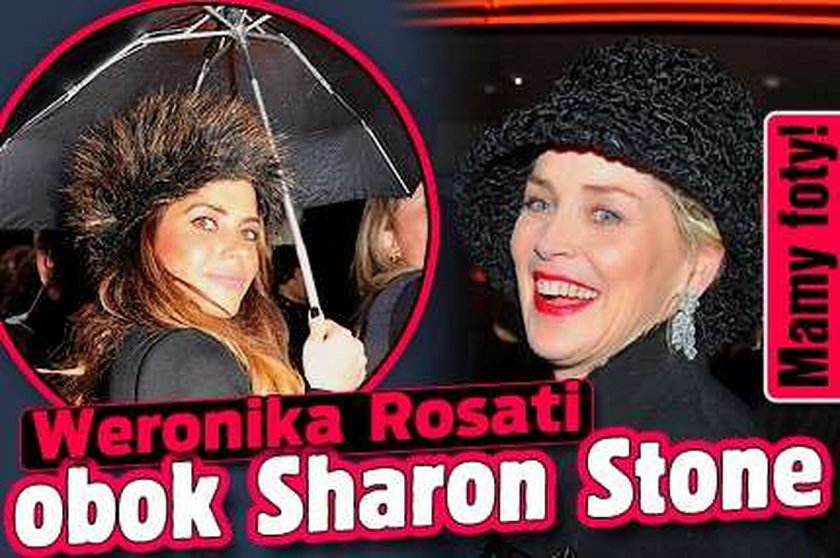 Weronika Rosati obok Sharon Stone. Mamy foty!