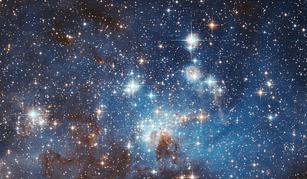 LH 95 stellar nursery in the Large Magellanic Cloud