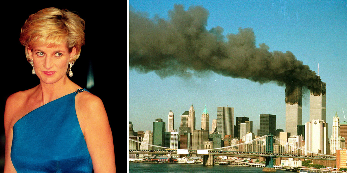 Najdziwniejsza teoria spiskowa powiązała śmierć księżnej Diany z zamachami z 11 września