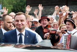 SUCHA BESKIDZKA PREZYDENT ANDRZEJ DUDA WIZYTA