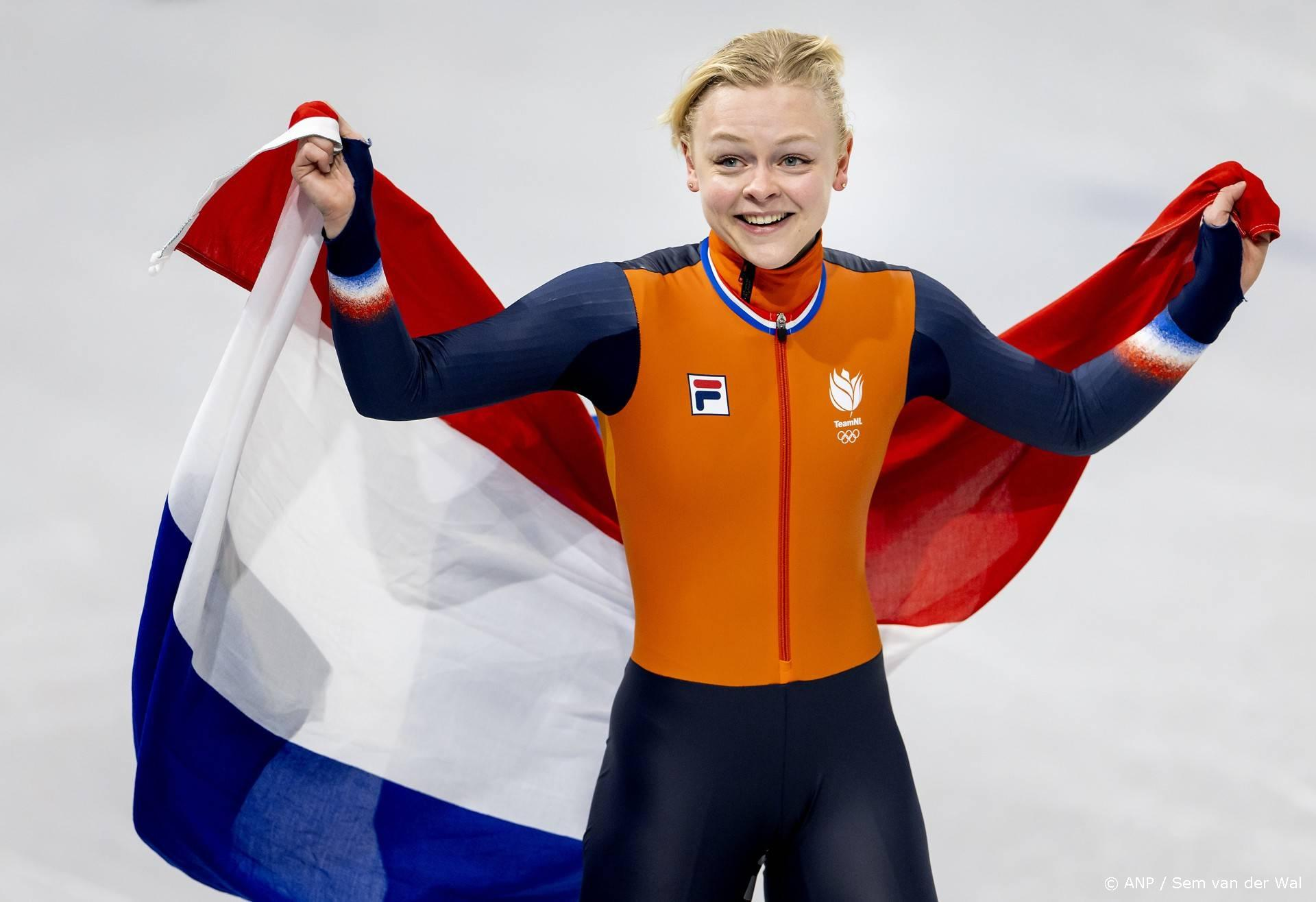 Wat Velzeboer deed na haar gouden race - en waarom haar telefoon 'ontplofte'