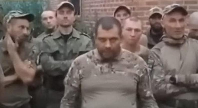 A video shows fighters from Russia's Storm-Z squad explaining they will no longer fight in Ukraine, in protest at treatment by their commanders, on June 28.Gulagu.net/Reuters