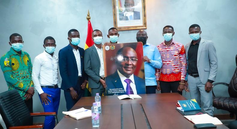 Teacher Trainees Association of Ghana visit veep