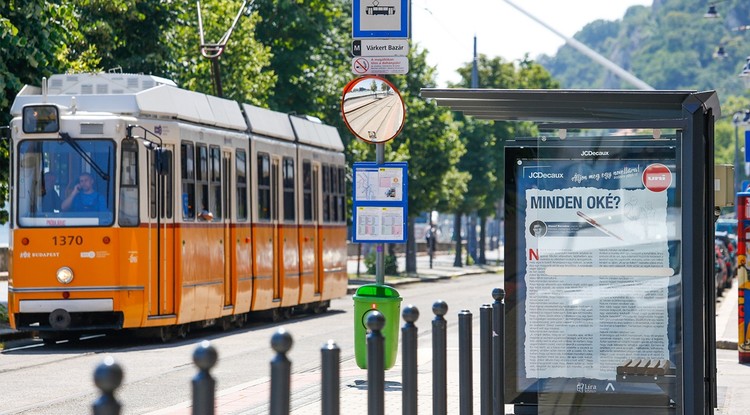 Novellák a buszmegállókban.