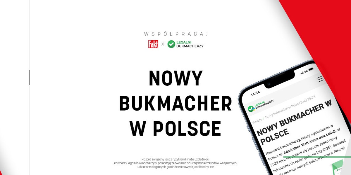 Nowy bukmacher w Polsce.