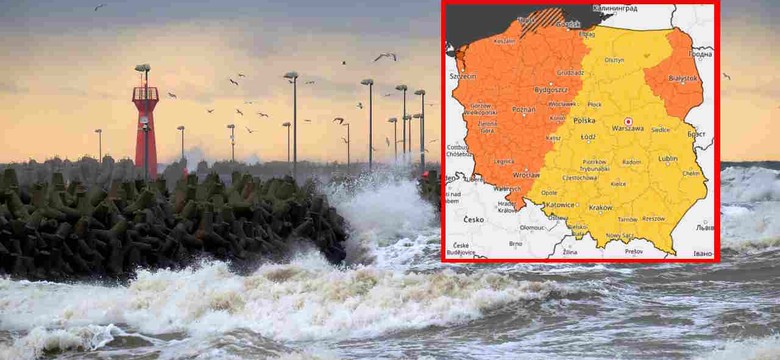Gwałtowne załamanie pogody: Burze z wichurami. Alerty IMGW dla całej Polski
