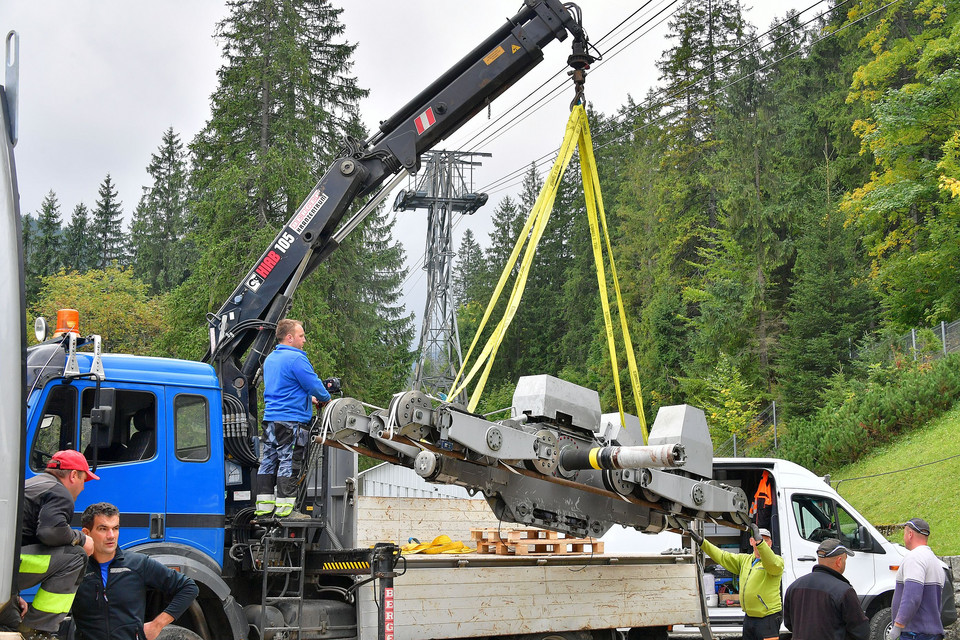 Remont kolejki na Kasprowy Wierch