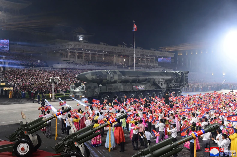 Vojna parada u Severnoj Koreji povodom 70. godišnjice od kraja Korejskog rata 27. jula