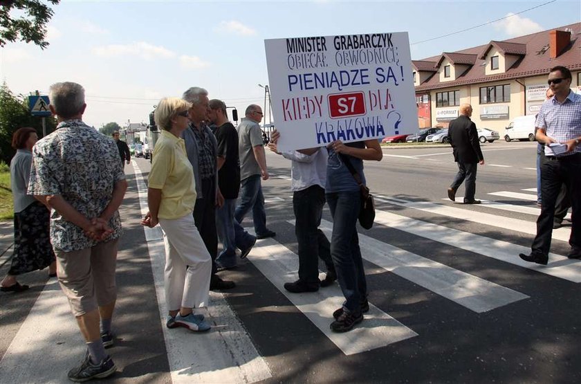 Protest na drodze