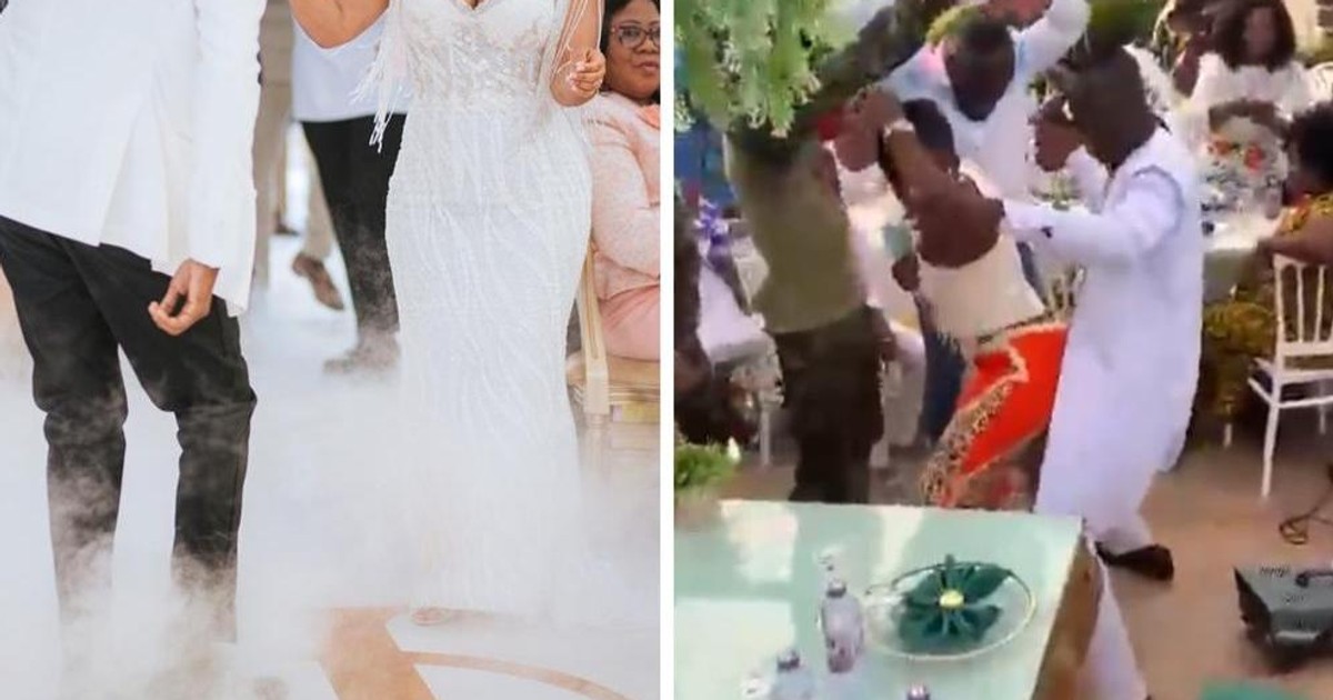 Groom goes viral for grinding wedding guest in front of bride