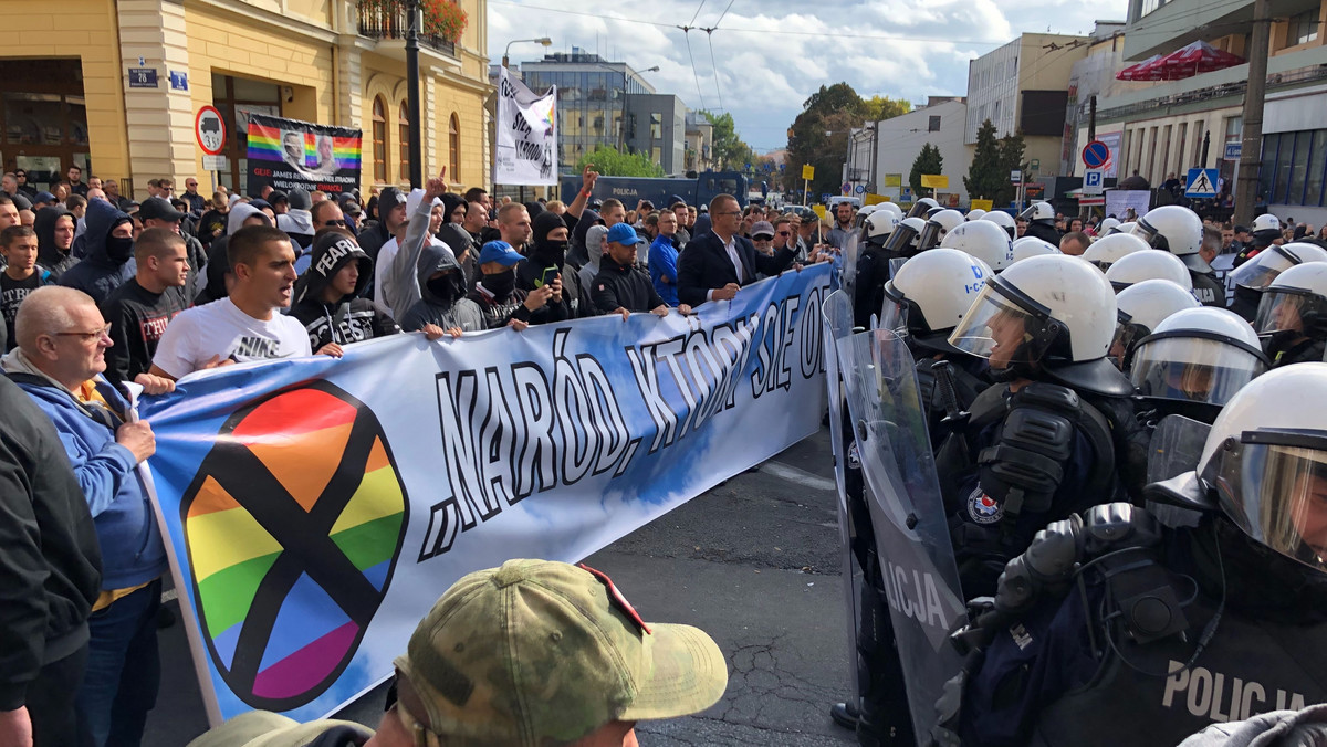 Zarzuty za blokowanie Marszu Równości w Lublinie
