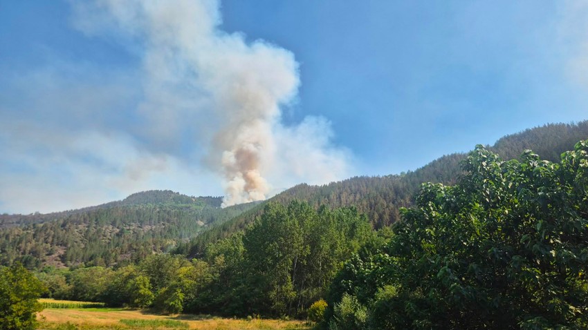 Gašenje požara u dolini Ibra
