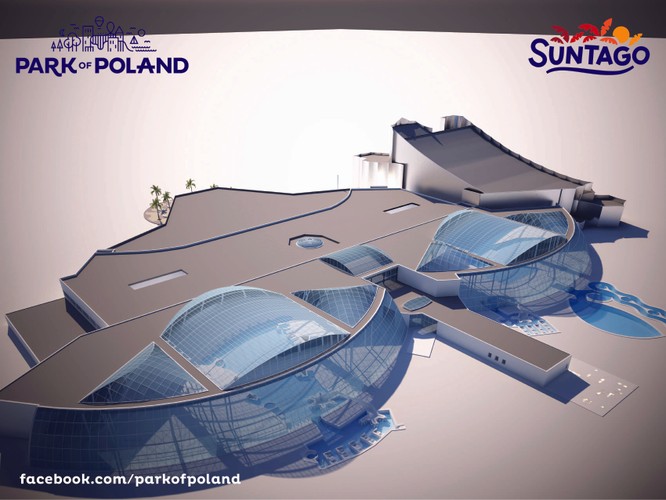 W Suntago Wodny Świat powstaną atrakcje i udogodnienia dla gości w każdym wieku. Kompleks będzie się składał z trzech różnych stref tematycznych:<br>
• Saunaria - znajdzie się w niej ponad 10 różnego rodzaju tematycznych saun, prywatne gabinety masażu, mineralne baseny zdrowotne oraz solaria.<br>
• Relaks - goście będą tam mogli zrelaksować się w otoczeniu 700 prawdziwych palm i popływać w zakrytym basenie o powierzchni 1 000 mkw. oraz w basenie usytuowanym obok ogrodu o powierzchni 20 000 mkw., z otwieranym w słoneczne dni dachem.<br>
• Wodna dżungla Jamango – zaplanowano w niej ponad 3 km zjeżdżalni wodnych, w tym najdłuższą krytą zjeżdżalnię w Europie o długości 320 metrów. W tej strefie dzieci, dorośli i rodzice będą mogli korzystać i konkurować na 30 różnych zjeżdżalniach oraz rozmaitych akwenach z falami czy na tzw. rwących rzekach. Specjalnie dla rodziców z dziećmi zaplanowano wodny plac zabaw.