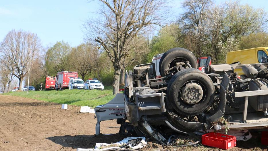 Halálos baleset történt Zselickislakon /Fotó: police.hu