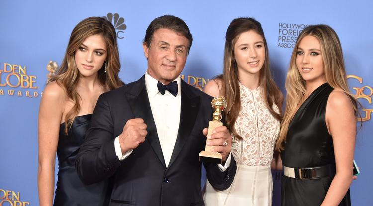 Sylvester Stallone és lányai