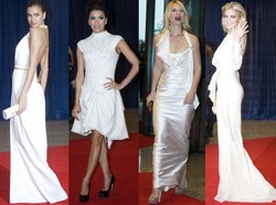 Czerwony dywan jak ślubny kobierzec. Zobacz gwiazdy w bieli!