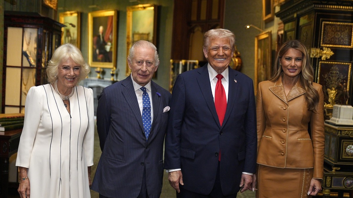 Kamila, Čarls III, Donald Tramp i Melanija Tramp