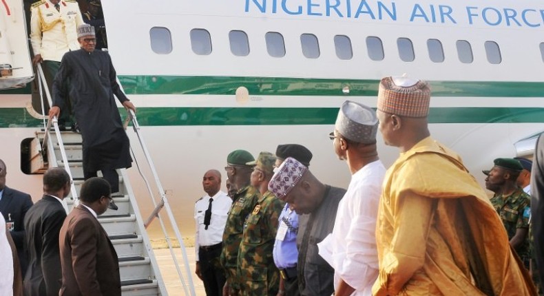 Nigeria's Mohammadu Buhari arrived back home after nearly two months in London for routine medical checks, prompting rumours he was seriously ill