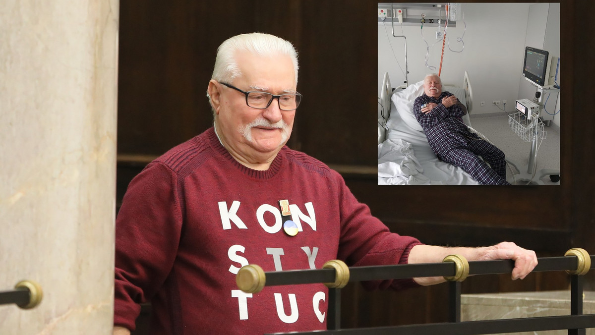 Lech Wałęsa w szpitalu. "Znowu mnie trafiło"
