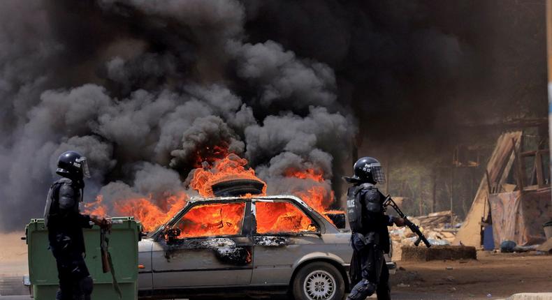 Neuf (9) morts dans le bilan provisoire des violentes manifestations au Sénégal suite à la condamnation du leader de l'opposition Ousmane Sonko, le 1er juin 2023.