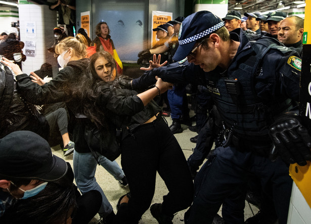 Protest "Black Lives Matter" w Australii