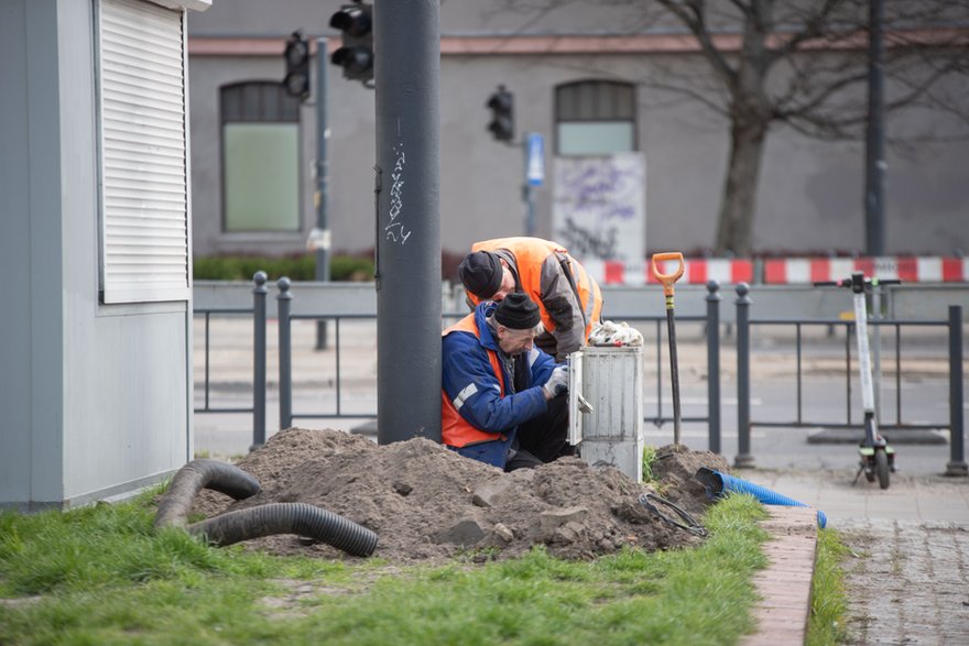 Budowa stacji Łódź Śródmieście